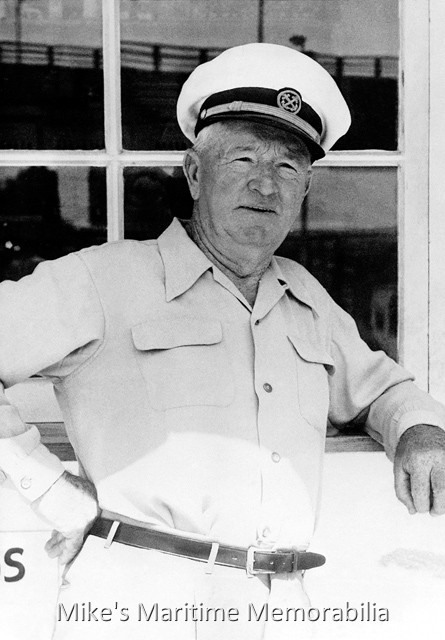Captain John Bogan Sr., Brielle, NJ – 1958 Looking every bit the striking seafarer is Captain John Bogan Sr., the patriarch and founding father of the Bogan fishing fleet from Brielle, NJ. Photo courtesy of Captain Dave Bogan Sr.