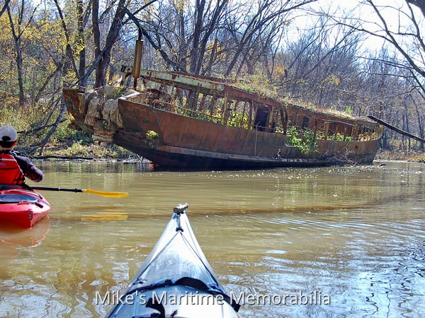 SACHEM Discovered, New York, NY / Kentucky – 2009 The outboard drive used to get the "SACHEM", AKA "CIRCLE LINE V" from New York is visible in this photo of the stern taken on October 31, 2009. Photo courtesy of Henry Dorfman.
